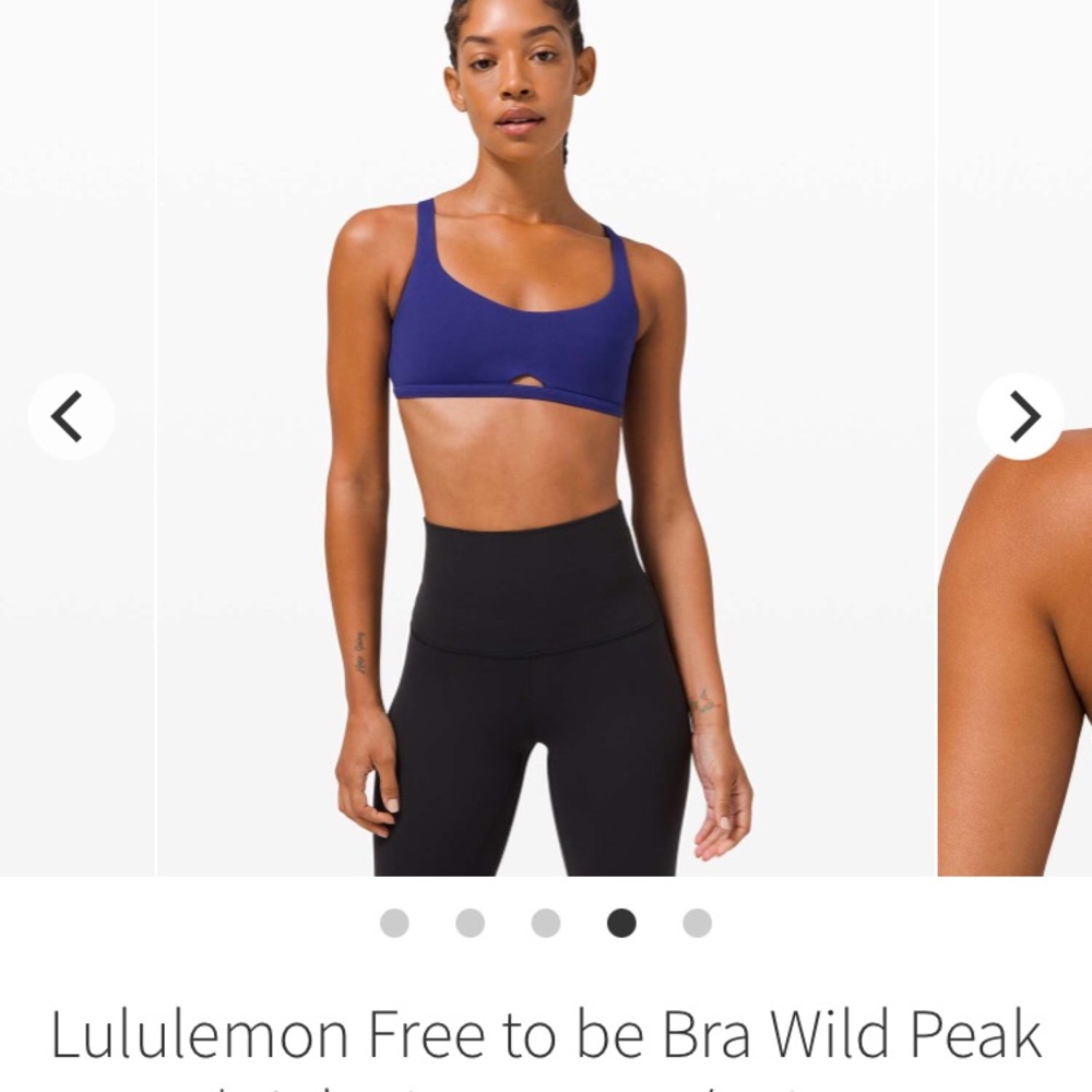 NWT lululemon free to be wild *peak, 8